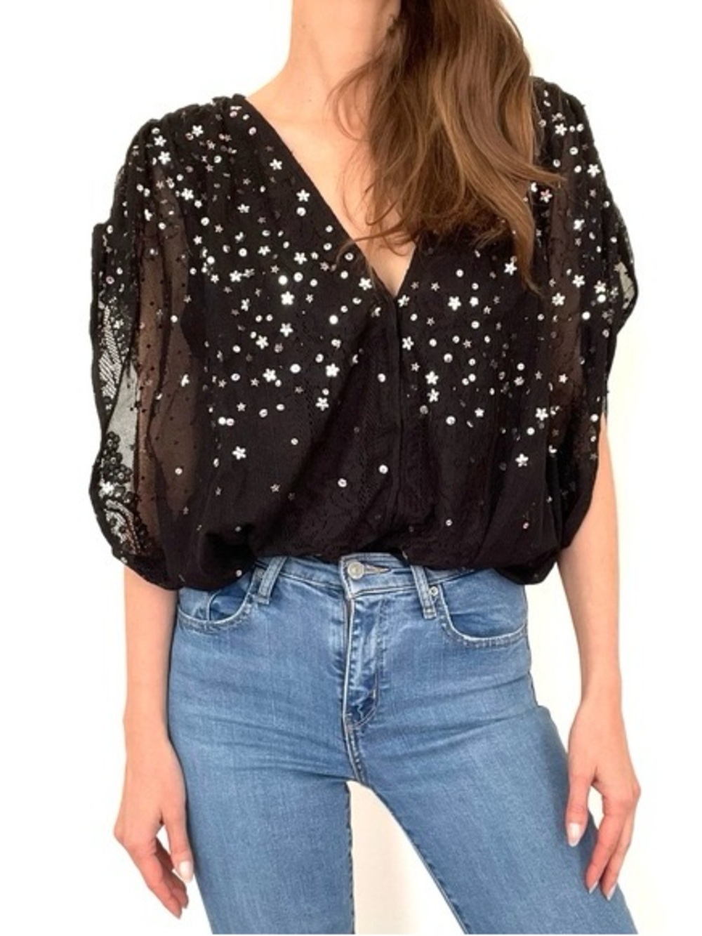 NWOT  Free People Summer Shine Bodysuit